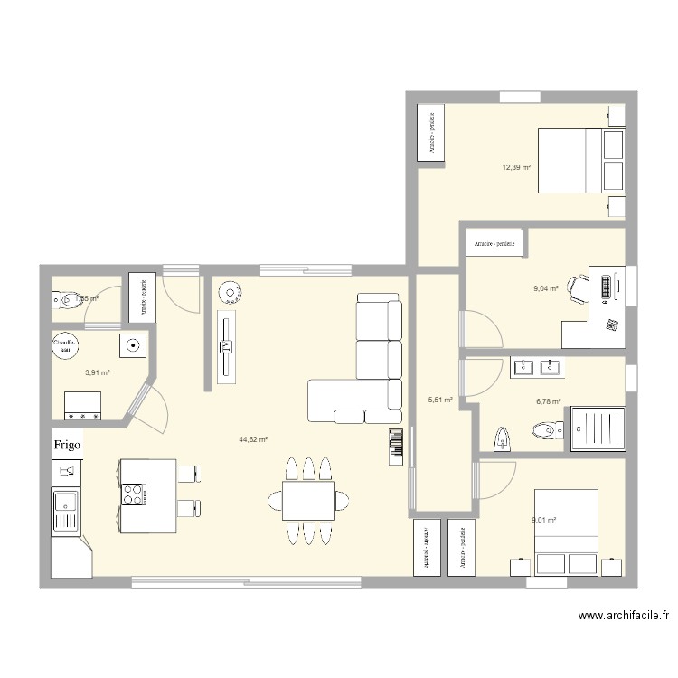 Future maison 4 bidet. Plan de 0 pièce et 0 m2