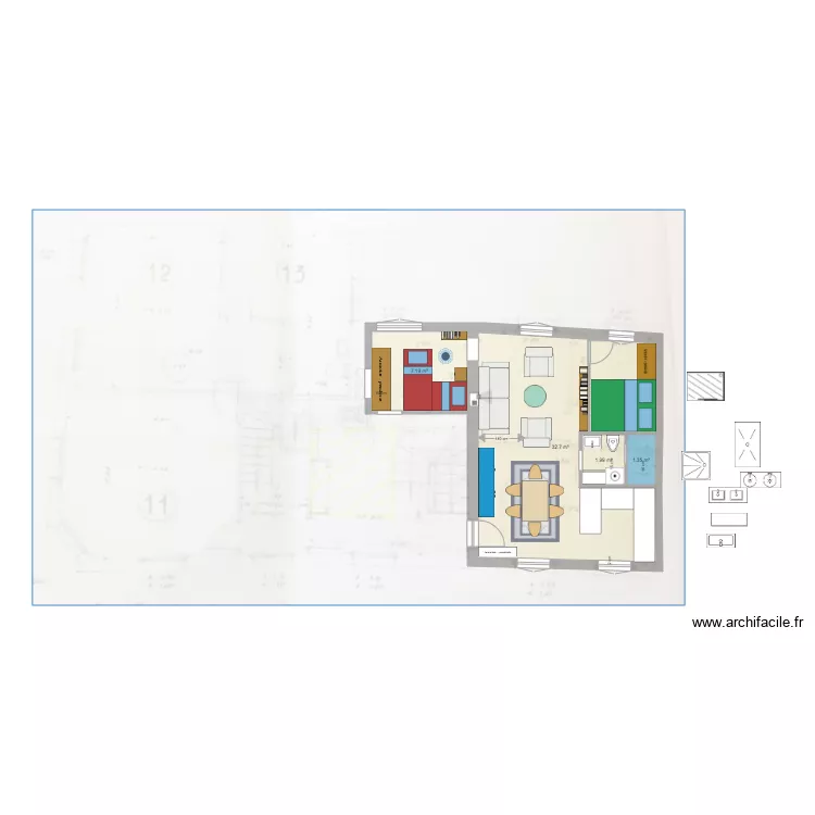 P7 tROUVILLE. Plan de P7 tROUVILLE. Plan de