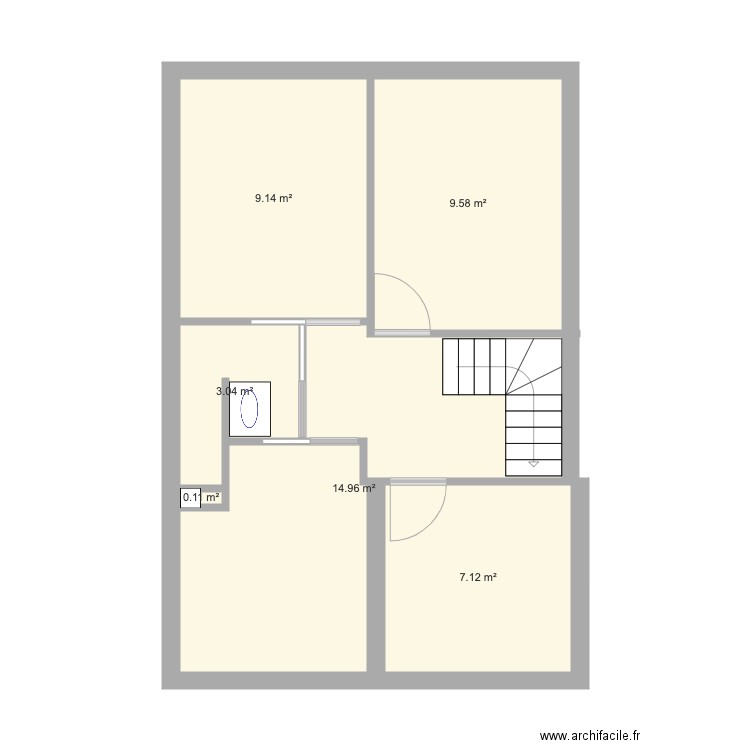 premier etage  modif2. Plan de 0 pièce et 0 m2