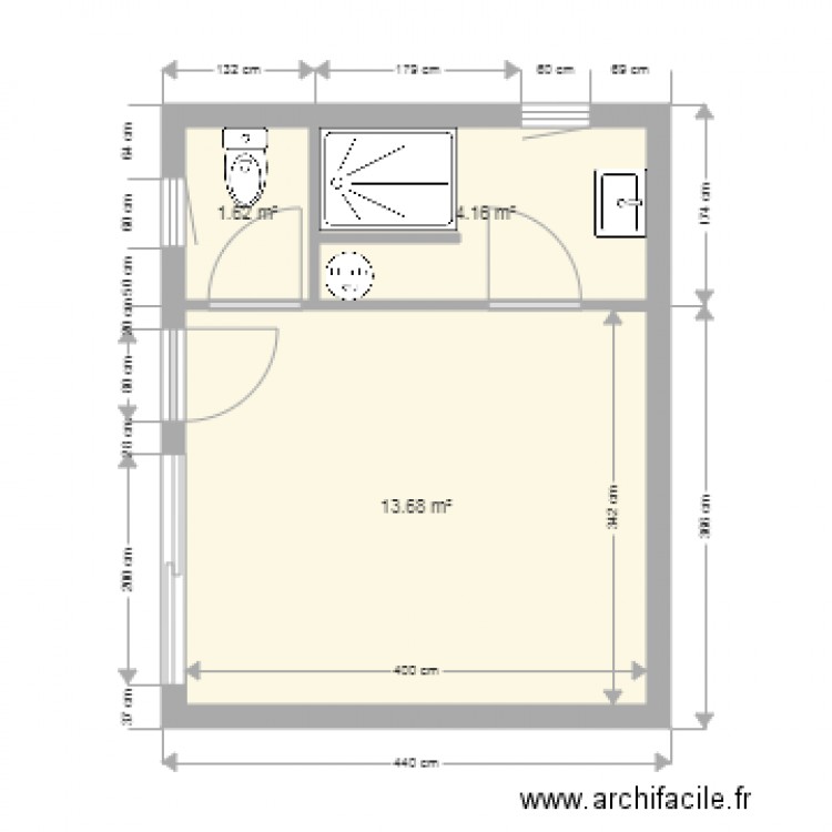 pascal cote ch4. Plan de 0 pièce et 0 m2