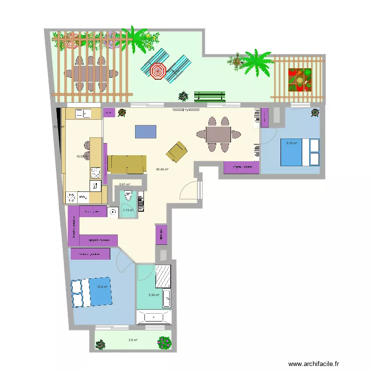appart V3. Plan de appart V3. Plan de