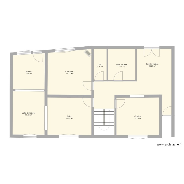 Actuel RdC Version v2. Plan de 0 pièce et 0 m2