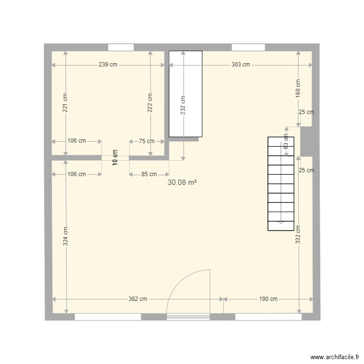 Essai 1. Plan de 0 pièce et 0 m2