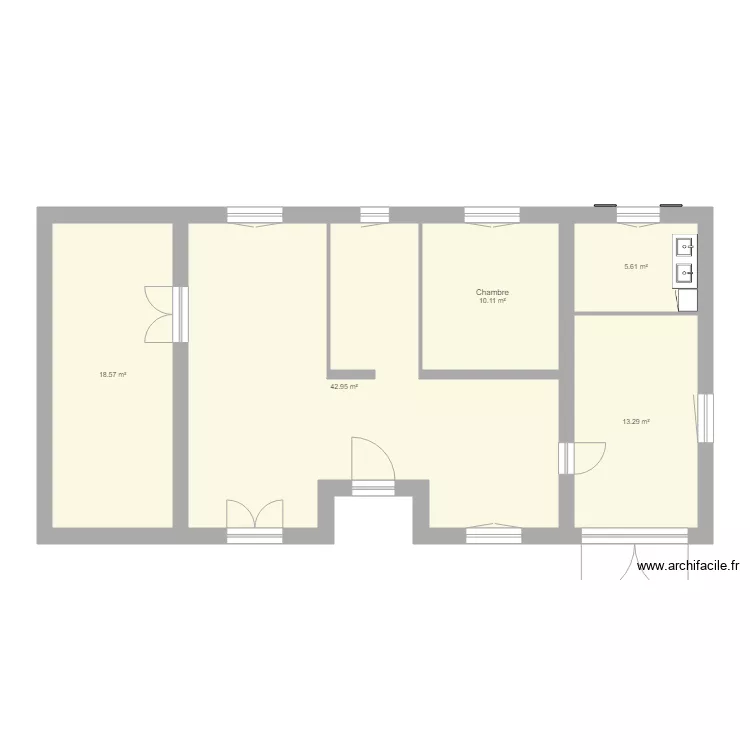 Maison De Vroet . Plan de 