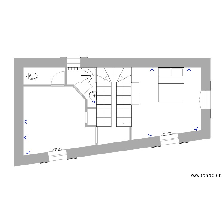 ETAGE. Plan de 0 pièce et 0 m2