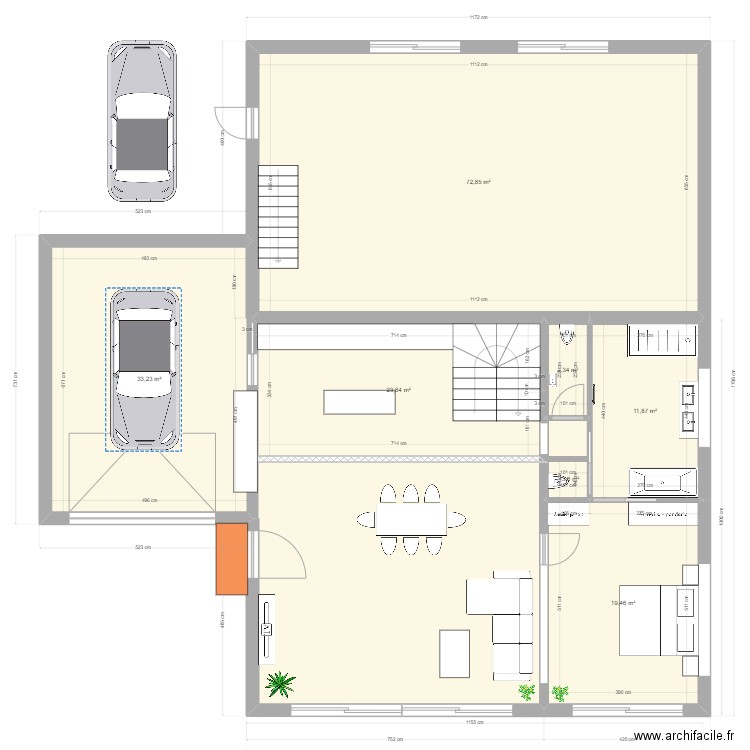 st leu autre. Plan de 18 pièces et 370 m2