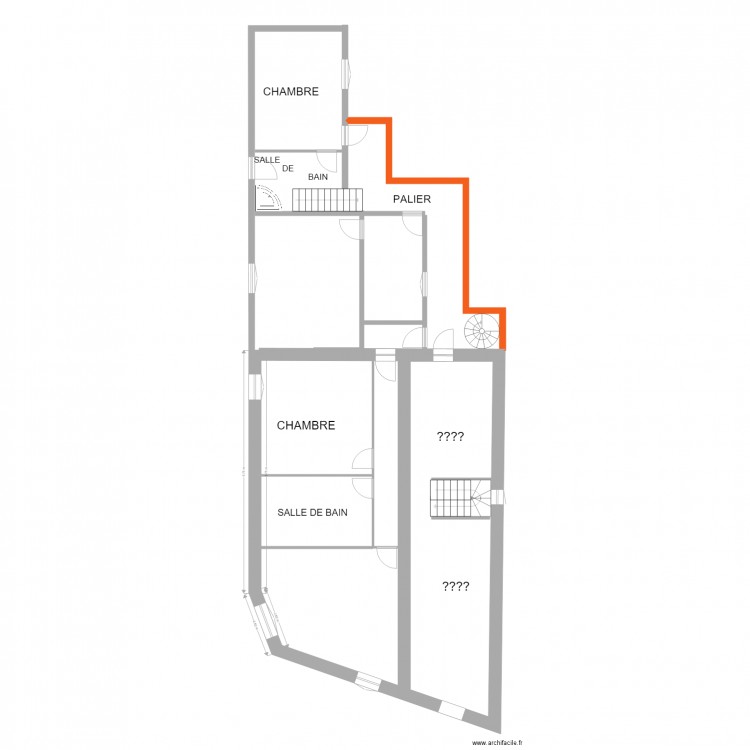 Projet 2 etage. Plan de 0 pièce et 0 m2