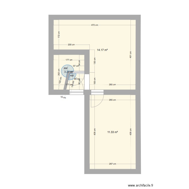 T2 THUILLAT. Plan de 0 pièce et 0 m2