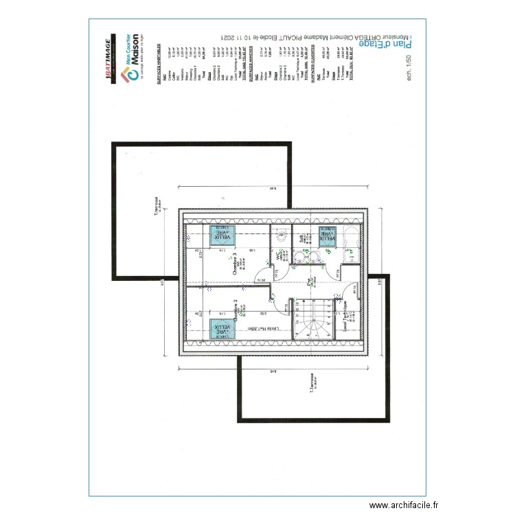 ORTEGA PICAUT. Plan de 0 pièce et 0 m2