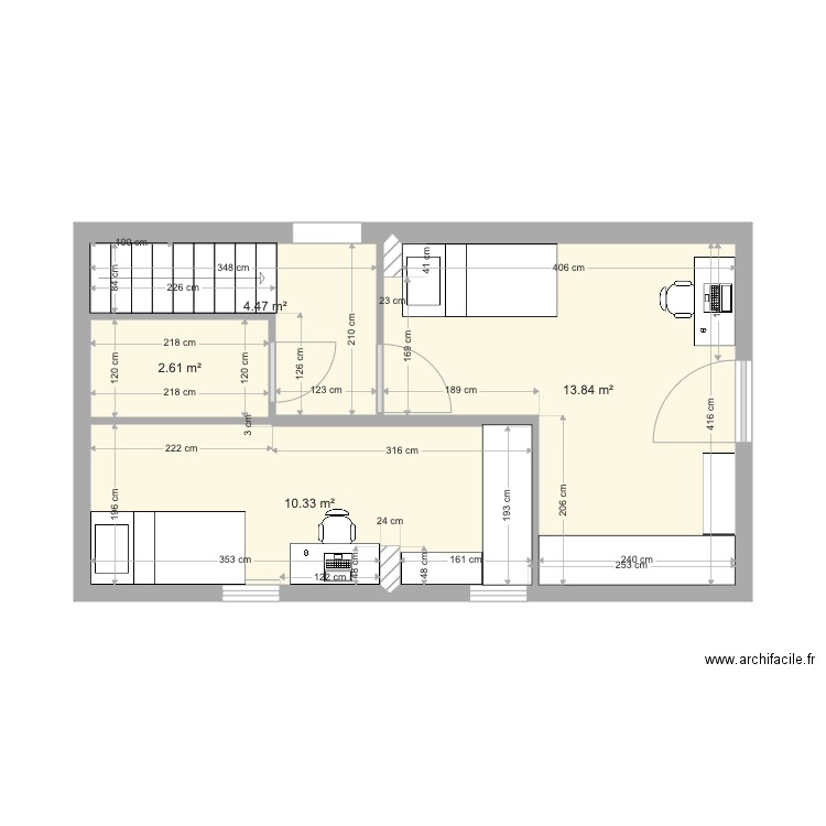 1er aménagement 1. Plan de 0 pièce et 0 m2