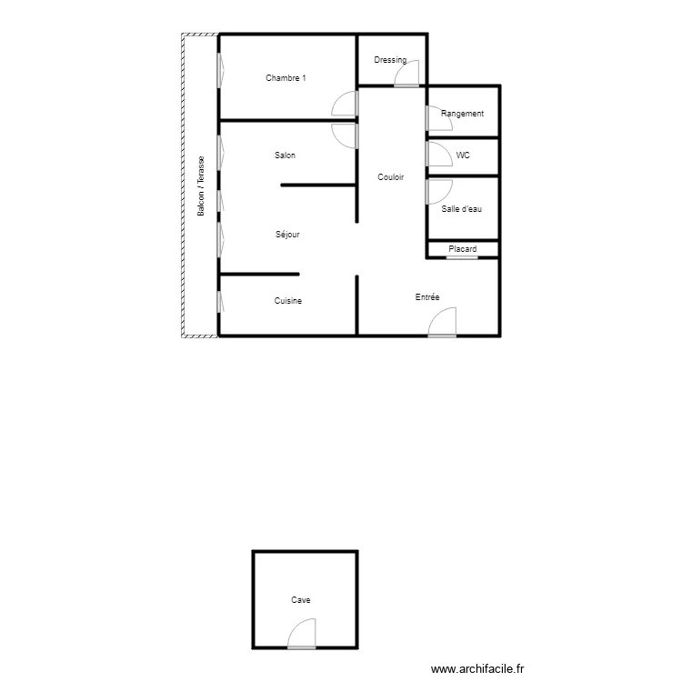 CONSORTS CHASSERAY. Plan de 