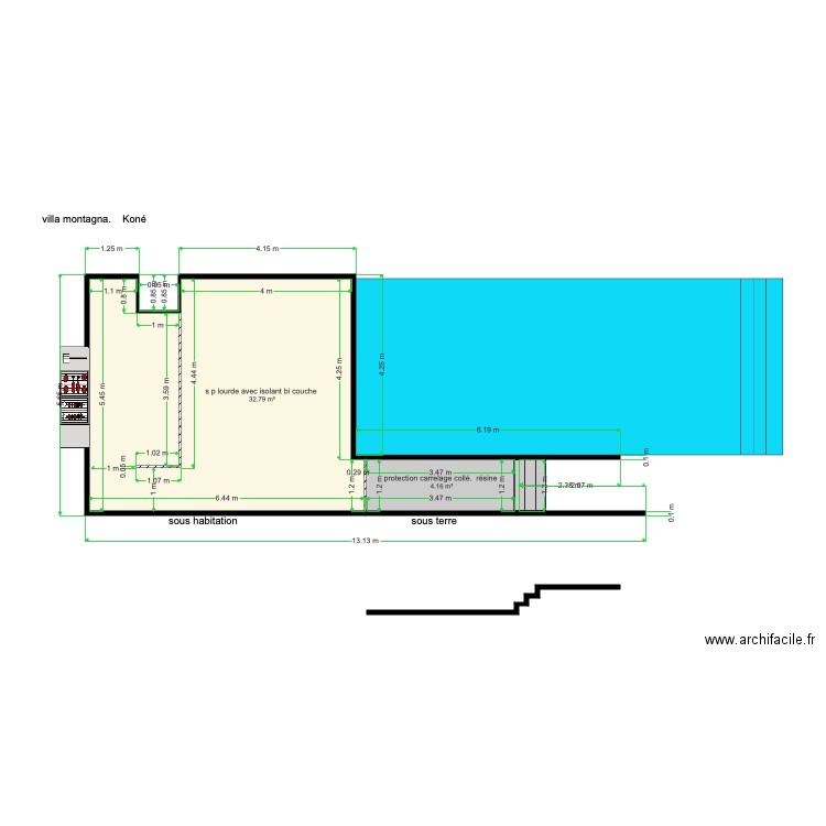 MONTAGNAT KONE  FARRÉ. Plan de 0 pièce et 0 m2