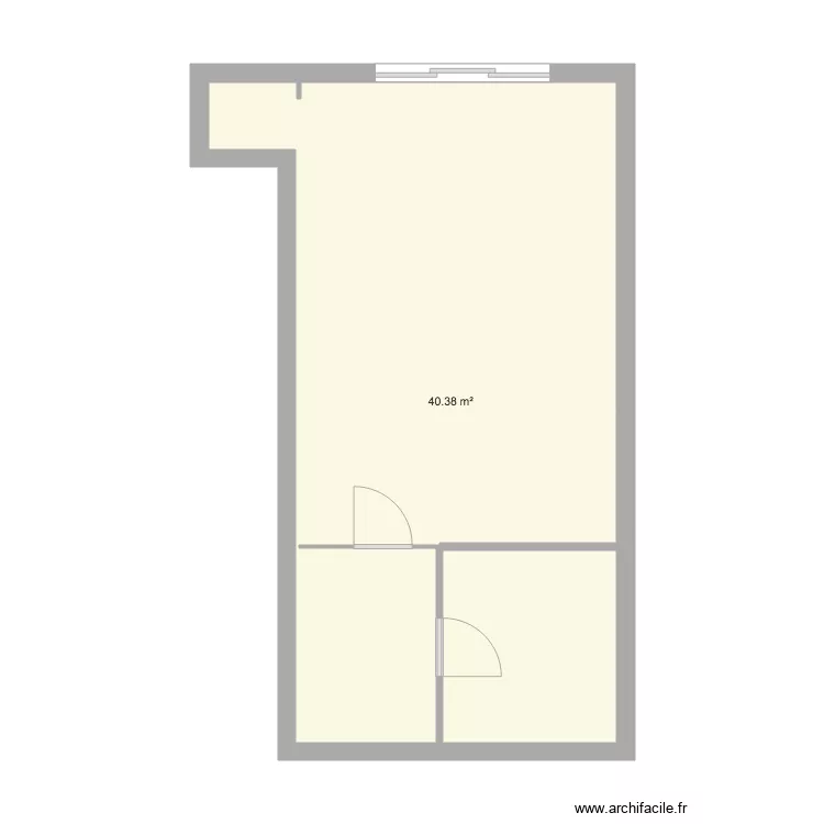 APPARTEMENT. Plan de 