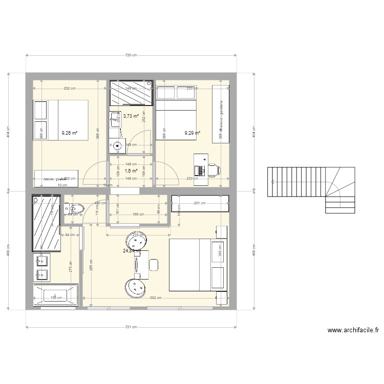 ETAGE MEZZANINE. Plan de 0 pièce et 0 m2