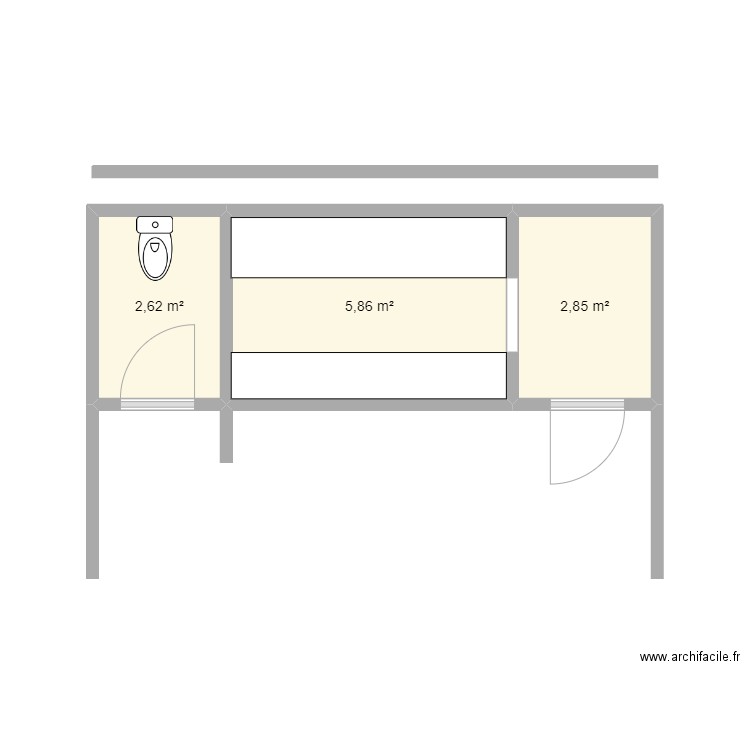 bAR. Plan de 0 pièce et 0 m2