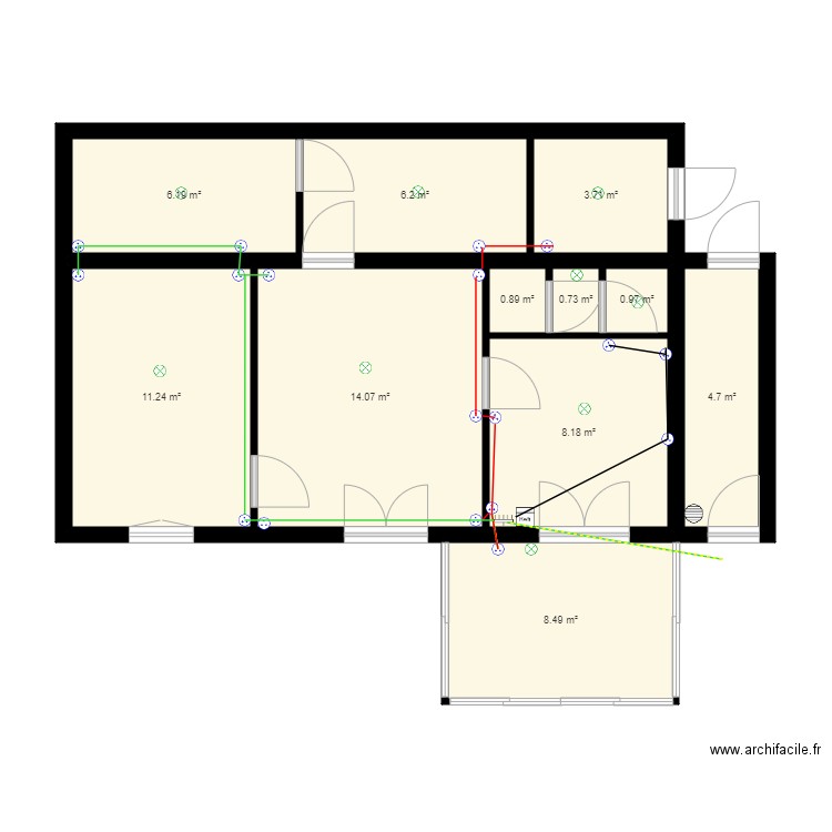 maison cloyes. Plan de 0 pièce et 0 m2