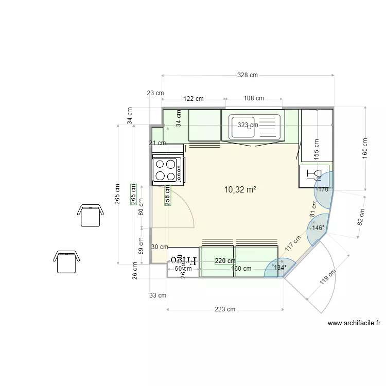 Cuisine 1 Choix 2. Plan de 