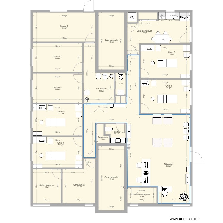 Clinique Maison Myre porte côté 3. Plan de 0 pièce et 0 m2