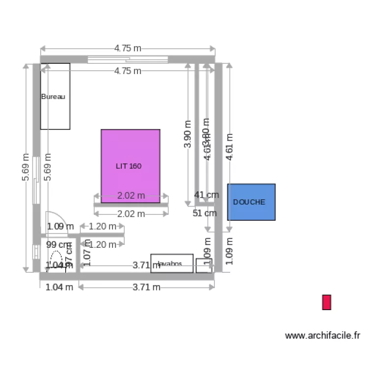 suite 1. Plan de 