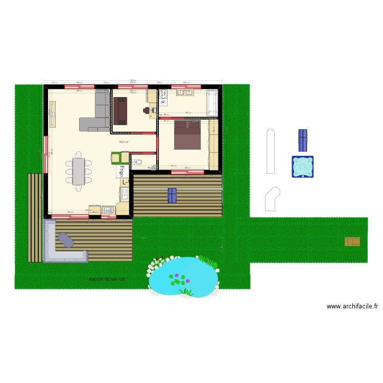 OSSATURE BOIS. Plan de 0 pièce et 0 m2