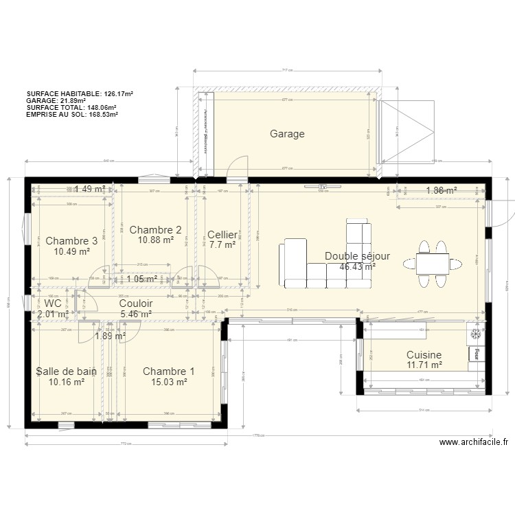 RDC V2. Plan de 0 pièce et 0 m2