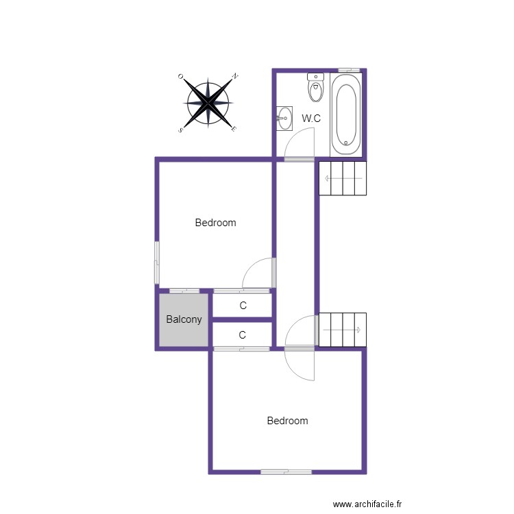 calle santiago bernabeu 2º piso. Plan de 0 pièce et 0 m2