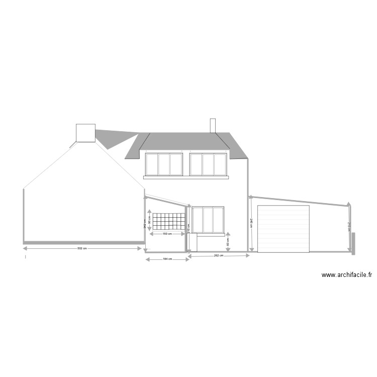 penty. Plan de 0 pièce et 0 m2