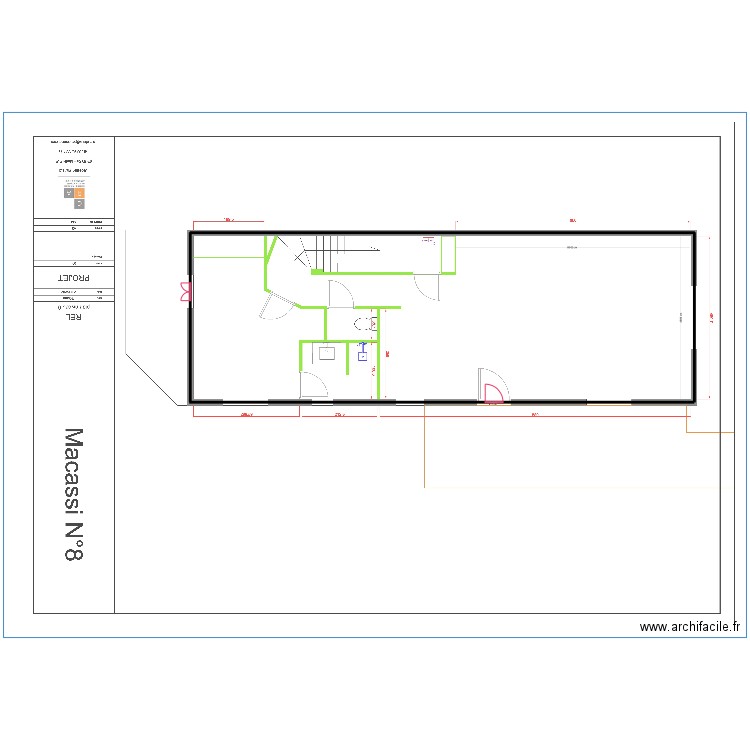 Mac eche 1/500. Plan de 0 pièce et 0 m2