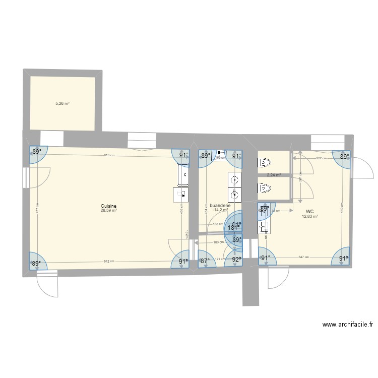 chiotte rdc. Plan de 0 pièce et 0 m2