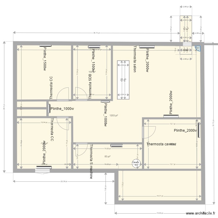 Maison Stéphane. Plan de 0 pièce et 0 m2