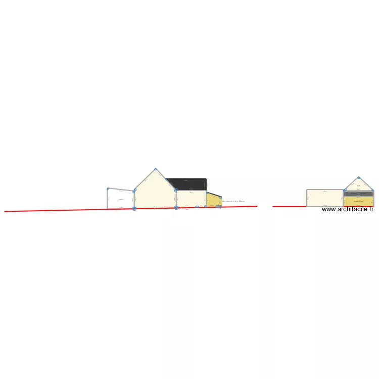maison. Plan de 