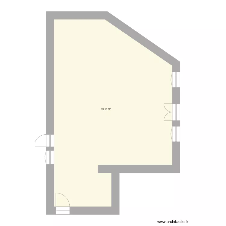 rdch vide lux. Plan de 