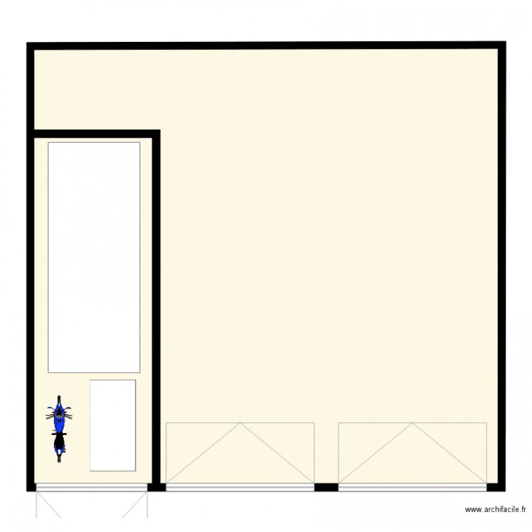 plan garage 1. Plan de 0 pièce et 0 m2