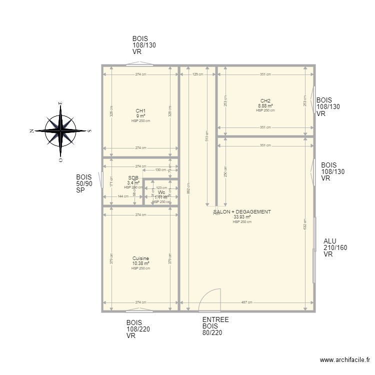 SANCHEZ. Plan de 0 pièce et 0 m2