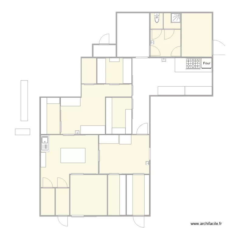 ferme du chef lieu V4. Plan de 