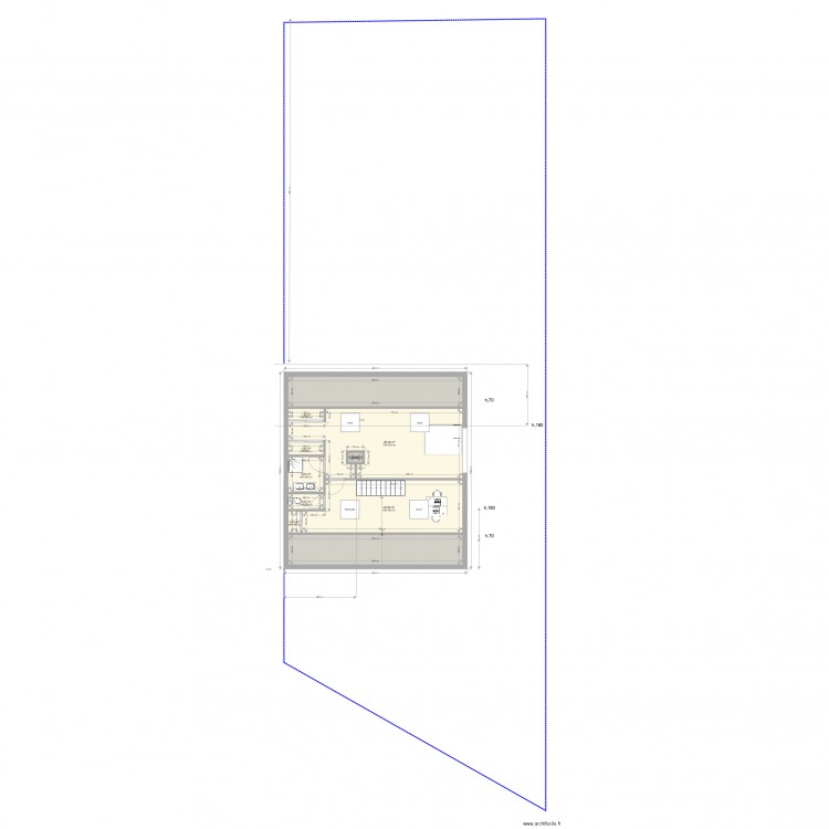 carrée 2. Plan de 0 pièce et 0 m2