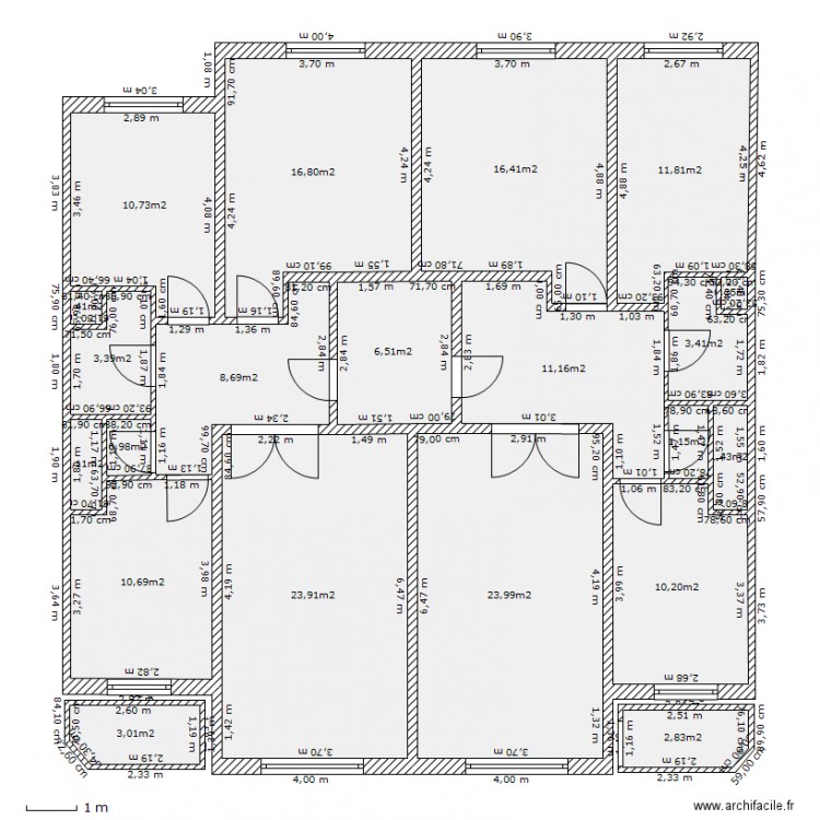 ceinture 25.1er 12. Plan de 0 pièce et 0 m2