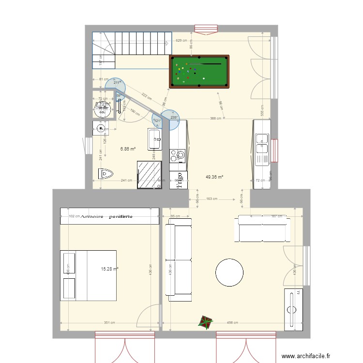 rez. Plan de 0 pièce et 0 m2