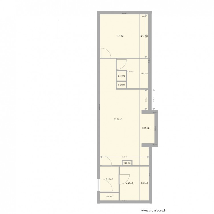 foncia a51 bis. Plan de 0 pièce et 0 m2