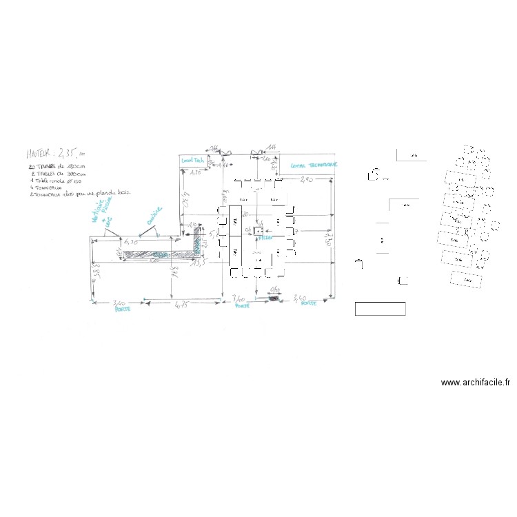 Bapteme Jules rectangle. Plan de 0 pièce et 0 m2