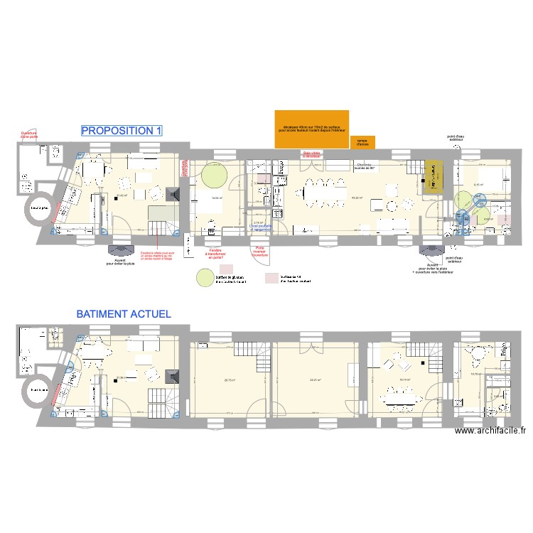 OLIVIER RDC V1. Plan de 0 pièce et 0 m2