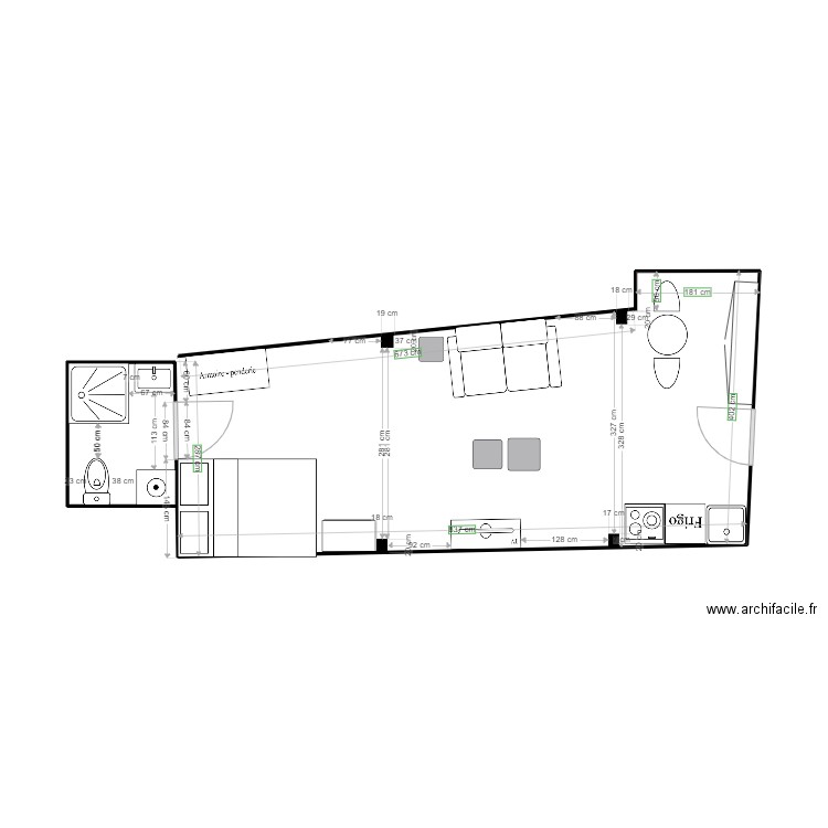 epernay - studio R+2. Plan de 0 pièce et 0 m2