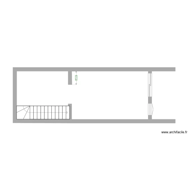 Casa travessa Jos&eacute; Bahia n7. Plan de 