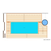 lambourde piscine et plots