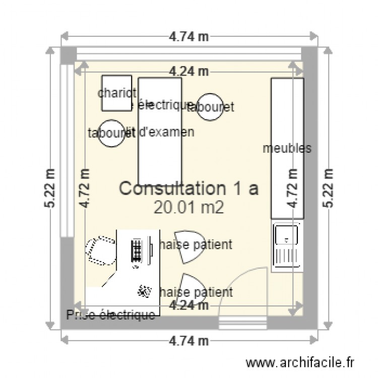 Consultation 1 a. Plan de 0 pièce et 0 m2
