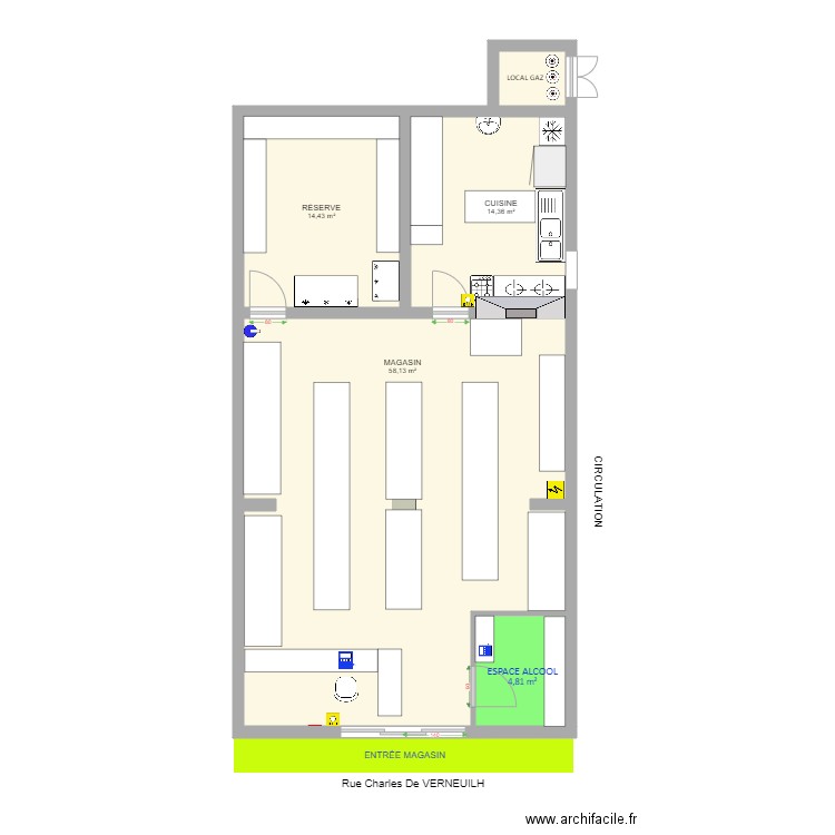 L AUBERGE DE L AVENIR. Plan de 0 pièce et 0 m2