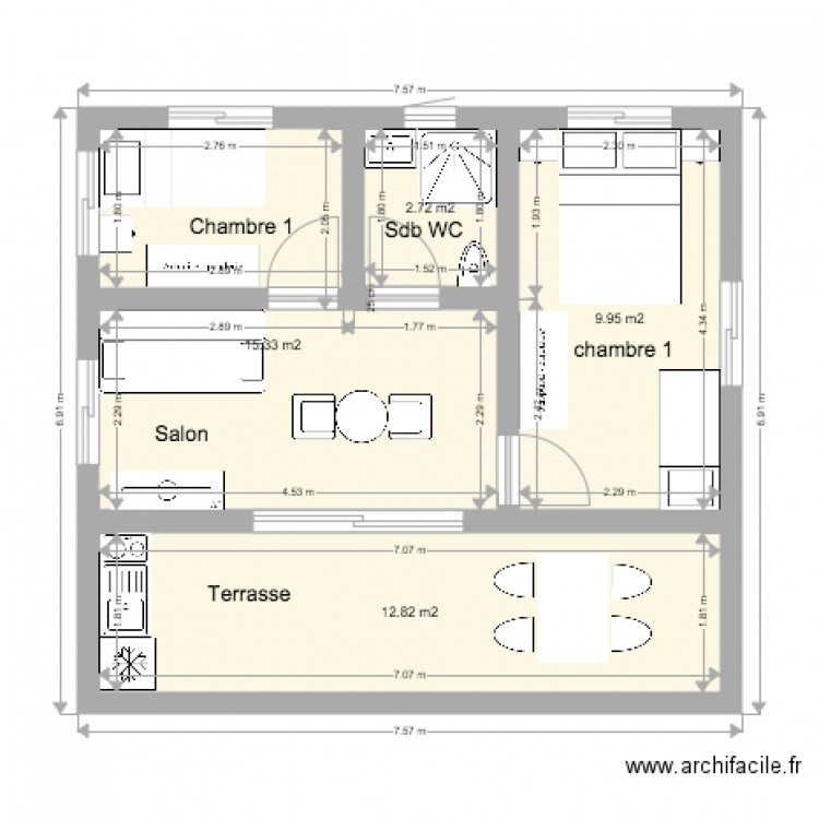 Plan. Plan de 0 pièce et 0 m2