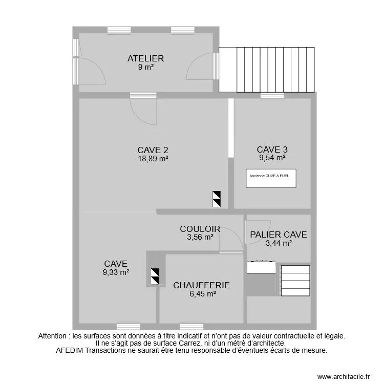 BI 7897 SOUS SOL. Plan de 
