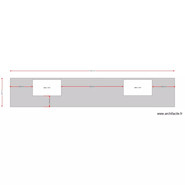 Mur Kempinski Sonepar janvier 2020. Plan de 