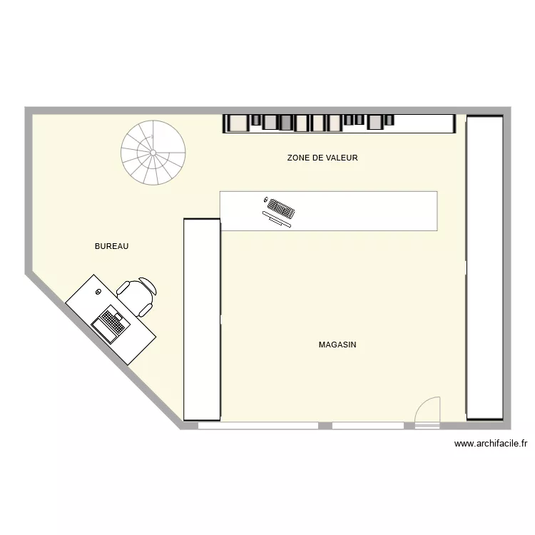TABAC MALOWSKI SYLVAIN. Plan de 
